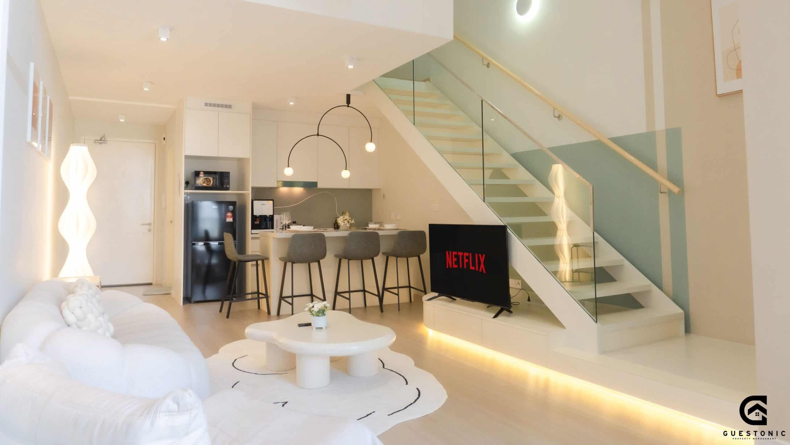 Renovated apartment interior